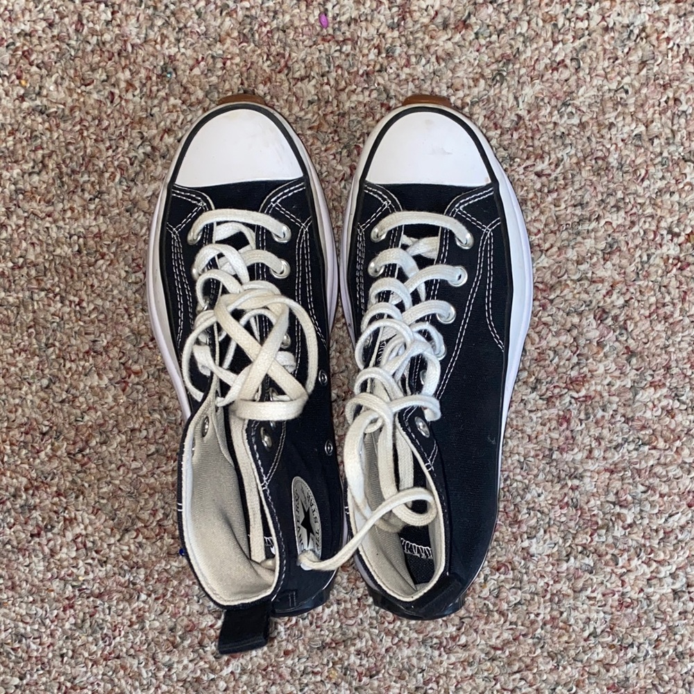Converse Black and White High-Tops